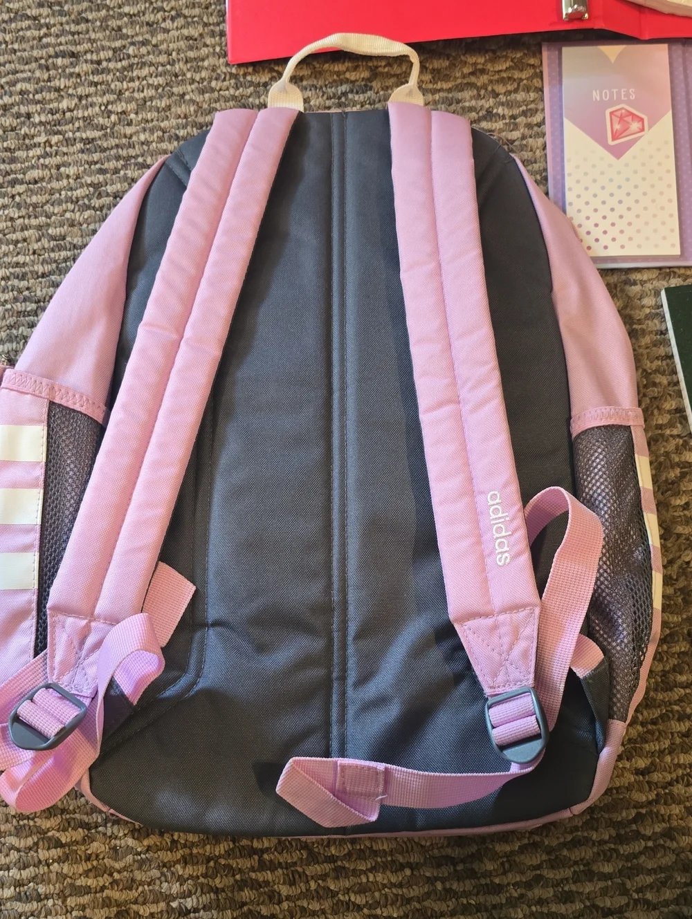 School Package adidas  Kids Backpack with Butterfly Accent  Supplies Included